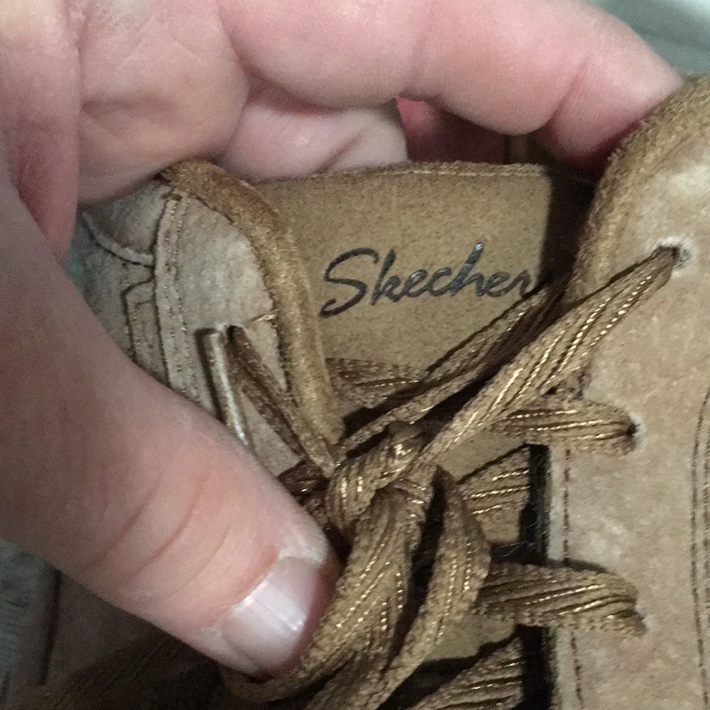 Sketchers Relaxed Fit Air Cooled Memory Foam leather upper lace up shoe size 11 - Picture 5 of 6